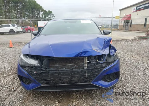 2023 Hyundai Elantra N Line z USA, uszkodzony, nr VIN KMHLR4AF2PU609800